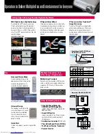 Preview for 3 page of Sharp Notevision XR-10S Specifications