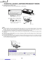 Предварительный просмотр 60 страницы Sharp Notevision XR-1X Service Manual