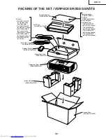 Предварительный просмотр 141 страницы Sharp Notevision XR-1X Service Manual