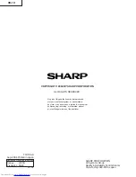 Предварительный просмотр 142 страницы Sharp Notevision XR-1X Service Manual