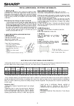 Preview for 4 page of Sharp NU-AH370 Installation Manual