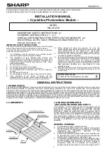 Sharp NU-JC410 Installation Manual preview