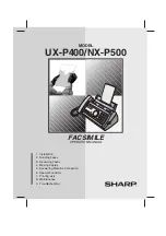 Sharp NX-P500 Operation Manual предпросмотр