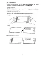 Preview for 8 page of Sharp PC-1460 Operation Manual