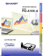 Предварительный просмотр 1 страницы Sharp PG-A10X-A Operation Manual