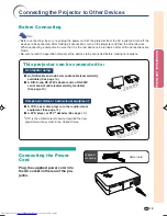 Предварительный просмотр 19 страницы Sharp PG-A10X-A Operation Manual