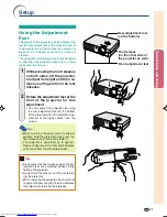 Предварительный просмотр 25 страницы Sharp PG-A10X-A Operation Manual