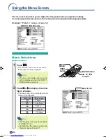 Предварительный просмотр 36 страницы Sharp PG-A10X-A Operation Manual