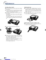 Предварительный просмотр 56 страницы Sharp PG-A10X-A Operation Manual