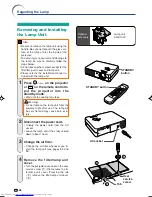 Предварительный просмотр 62 страницы Sharp PG-A10X-A Operation Manual