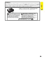 Preview for 5 page of Sharp PG-C20XE - Notevision SXGA LCD Projector Operation Manual