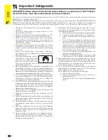 Preview for 6 page of Sharp PG-C20XE - Notevision SXGA LCD Projector Operation Manual