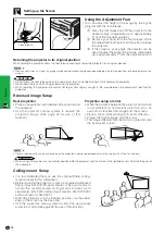 Preview for 20 page of Sharp PG-C30XA Operation Manual