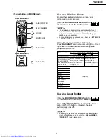 Предварительный просмотр 7 страницы Sharp PG-C30XE - Notevision XGA LCD Projector Service Manual