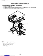 Предварительный просмотр 10 страницы Sharp PG-C30XE - Notevision XGA LCD Projector Service Manual