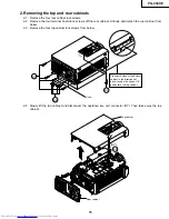 Предварительный просмотр 11 страницы Sharp PG-C30XE - Notevision XGA LCD Projector Service Manual