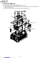 Предварительный просмотр 12 страницы Sharp PG-C30XE - Notevision XGA LCD Projector Service Manual