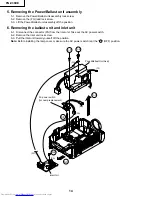 Предварительный просмотр 14 страницы Sharp PG-C30XE - Notevision XGA LCD Projector Service Manual