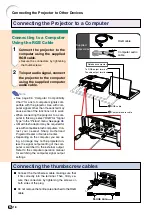 Предварительный просмотр 23 страницы Sharp PG-C45X - Notevision XGA LCD Projector Operation Manual