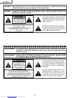 Предварительный просмотр 6 страницы Sharp PG-C45X - Notevision XGA LCD Projector Service Manual