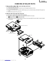 Предварительный просмотр 13 страницы Sharp PG-C45X - Notevision XGA LCD Projector Service Manual