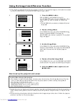 Preview for 11 page of Sharp PG-D100U Operation Manual