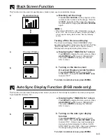 Preview for 21 page of Sharp PG-D120U - Pro - LCD Projector Operation Manual