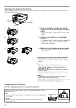 Preview for 14 page of Sharp PG-D210U Operation Manual