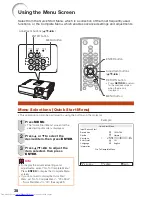 Предварительный просмотр 42 страницы Sharp PG-D2500X Operation Manual