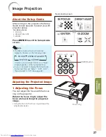 Preview for 31 page of Sharp PG-D2710X Operation Manual