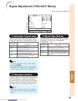 Preview for 49 page of Sharp PG-D2710X Operation Manual