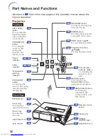 Предварительный просмотр 16 страницы Sharp PG-D3750 Operation Manual