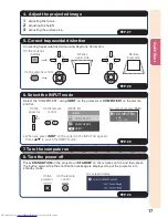 Предварительный просмотр 21 страницы Sharp PG-D3750 Operation Manual