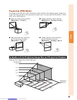 Предварительный просмотр 23 страницы Sharp PG-D3750 Operation Manual