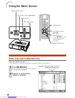 Предварительный просмотр 42 страницы Sharp PG-D3750 Operation Manual