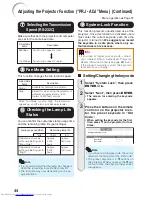 Preview for 48 page of Sharp PG-F200X - Notevision XGA DLP Projector Operation Manual