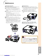 Preview for 51 page of Sharp PG-F200X - Notevision XGA DLP Projector Operation Manual