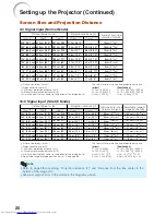 Preview for 24 page of Sharp PG-F317X - Notevision XGA DLP Projector Operation Manual