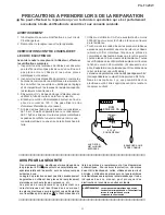 Предварительный просмотр 3 страницы Sharp PG-F320W - Notevision WXGA DLP Projector Service Manual