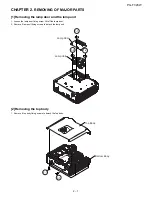 Предварительный просмотр 19 страницы Sharp PG-F320W - Notevision WXGA DLP Projector Service Manual