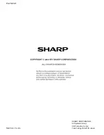 Предварительный просмотр 144 страницы Sharp PG-F320W - Notevision WXGA DLP Projector Service Manual