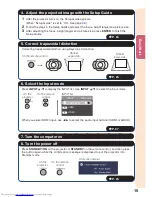 Preview for 17 page of Sharp PG-LW2000 Operation Manual