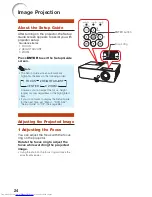 Preview for 26 page of Sharp PG-LW2000 Operation Manual