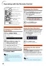 Preview for 36 page of Sharp PG-LW3000 Operation Manual