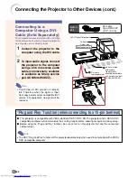 Предварительный просмотр 26 страницы Sharp PG-M20S - Notevision SVGA DLP Projector Operation Manual