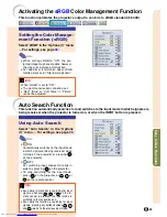 Предварительный просмотр 57 страницы Sharp PG-M20S - Notevision SVGA DLP Projector Operation Manual
