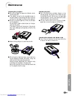 Предварительный просмотр 73 страницы Sharp PG-M20S - Notevision SVGA DLP Projector Operation Manual