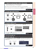 Предварительный просмотр 21 страницы Sharp PGF267X - XGA DLP Projector Operation Manual