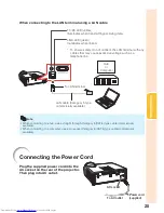 Предварительный просмотр 29 страницы Sharp PGF267X - XGA DLP Projector Operation Manual