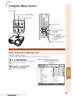 Предварительный просмотр 43 страницы Sharp PGF267X - XGA DLP Projector Operation Manual